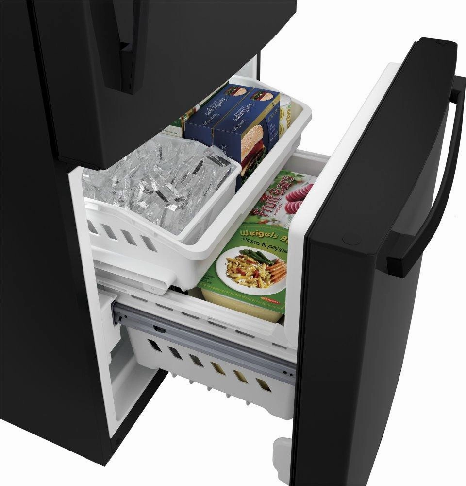 Ge Appliances GDE21EGKBB Ge? Energy Star? 21.0 Cu. Ft. Bottom-Freezer Refrigerator
