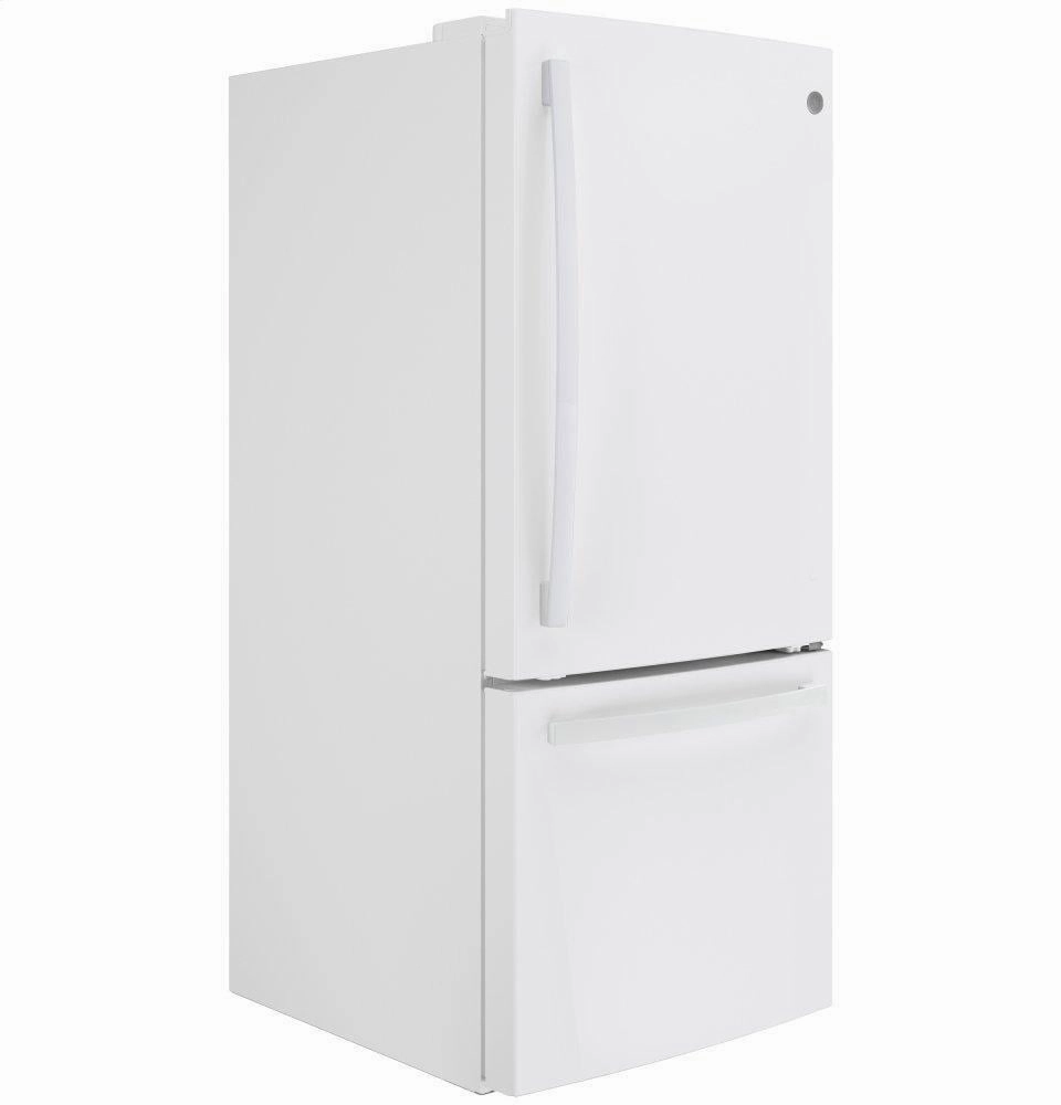 Ge Appliances GDE21EGKWW Ge? Energy Star? 21.0 Cu. Ft. Bottom-Freezer Refrigerator