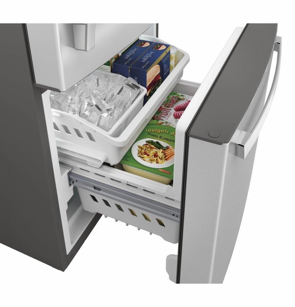 Ge Appliances GDE21ESKSS Ge? Energy Star? 21.0 Cu. Ft. Bottom-Freezer Refrigerator