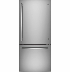 Ge Appliances GDE21EYKFS Ge? Energy Star? 21.0 Cu. Ft. Bottom-Freezer Refrigerator Freestanding Refrigerators freestanding fridge freezer combo