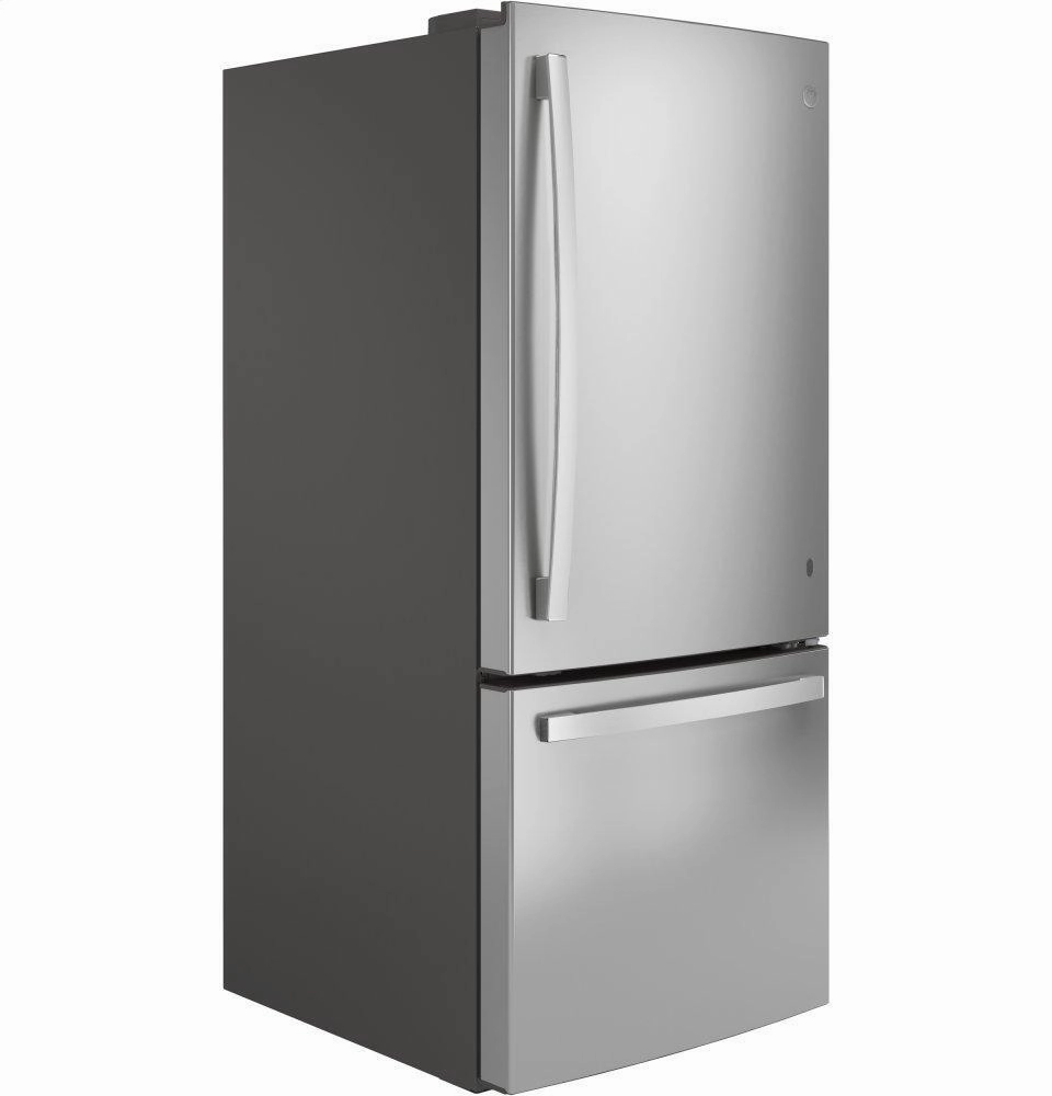 Ge Appliances GDE21EYKFS Ge? Energy Star? 21.0 Cu. Ft. Bottom-Freezer Refrigerator