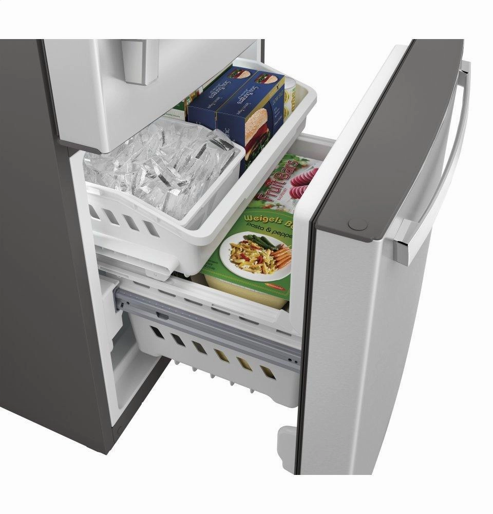 Ge Appliances GDE21EYKFS Ge? Energy Star? 21.0 Cu. Ft. Bottom-Freezer Refrigerator