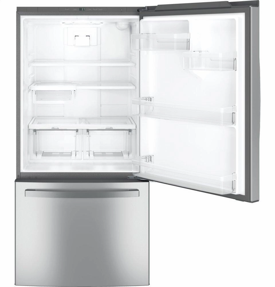 Ge Appliances GDE25EYKFS Ge? Energy Star? 24.8 Cu. Ft. Bottom-Freezer Drawer Refrigerator