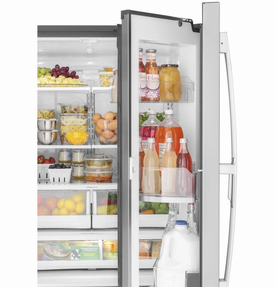 Ge Appliances GFD28GYNFS Ge? 27.7 Cu. Ft. Fingerprint Resistant French-Door Refrigerator With Door In Door