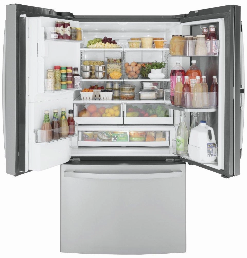 Ge Appliances GFD28GYNFS Ge? 27.7 Cu. Ft. Fingerprint Resistant French-Door Refrigerator With Door In Door