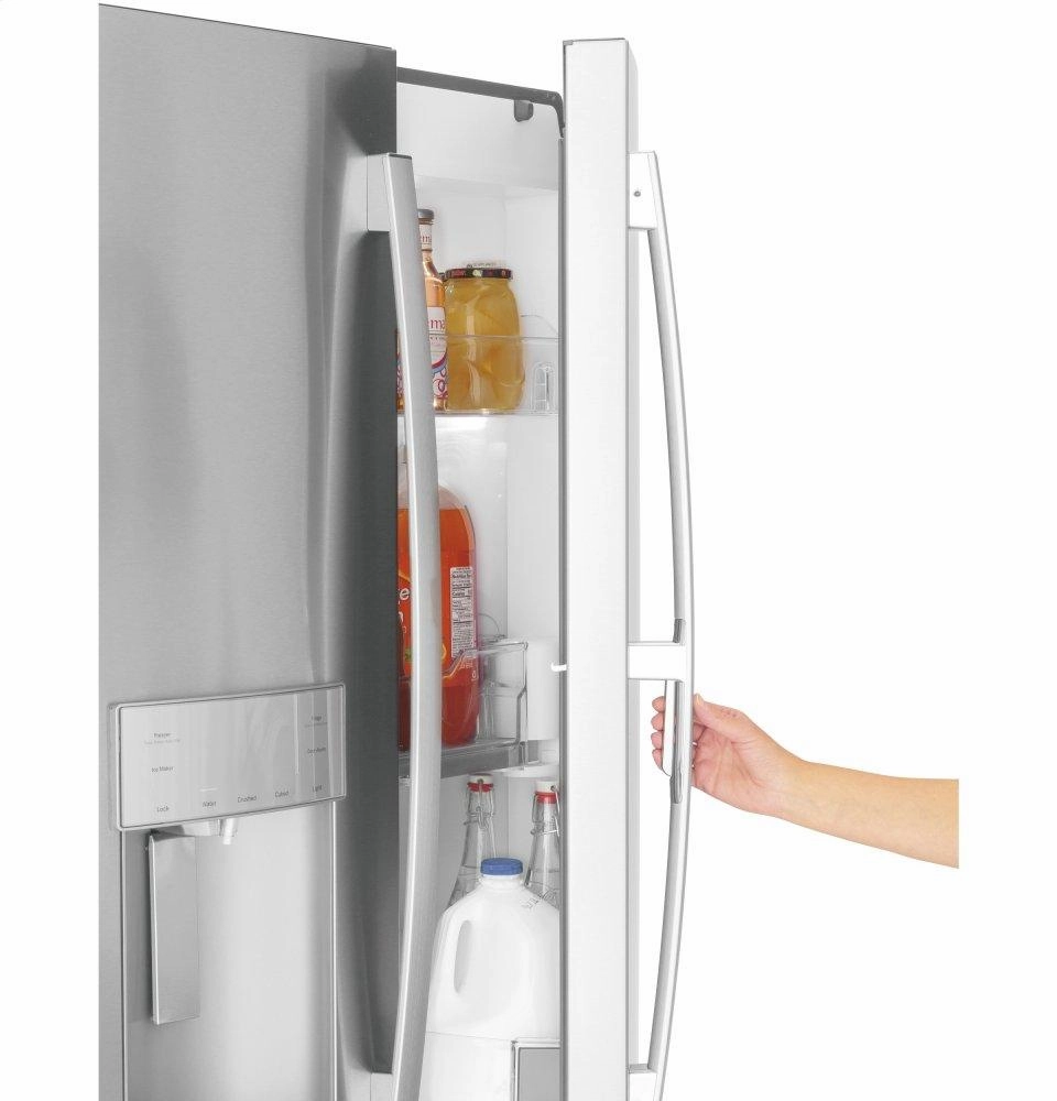 Ge Appliances GFD28GYNFS Ge? 27.7 Cu. Ft. Fingerprint Resistant French-Door Refrigerator With Door In Door