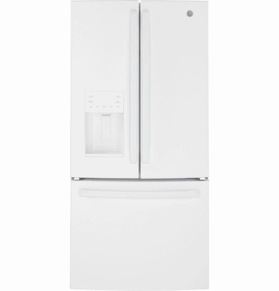 Ge Appliances GFE24JGKWW Ge? Energy Star? 23.6 Cu. Ft. French-Door Refrigerator Freestanding Refrigerators freestanding fridge freezer combo