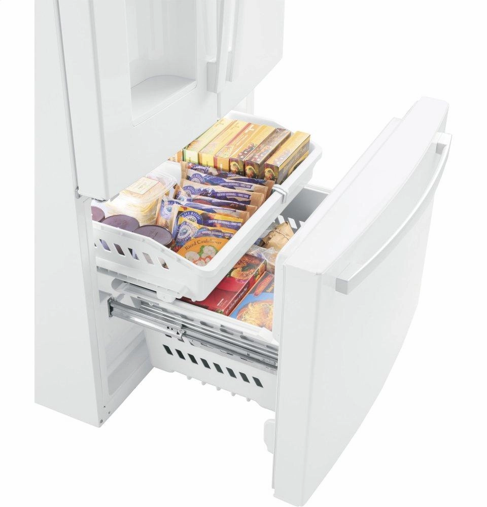 Ge Appliances GFE24JGKWW Ge? Energy Star? 23.6 Cu. Ft. French-Door Refrigerator