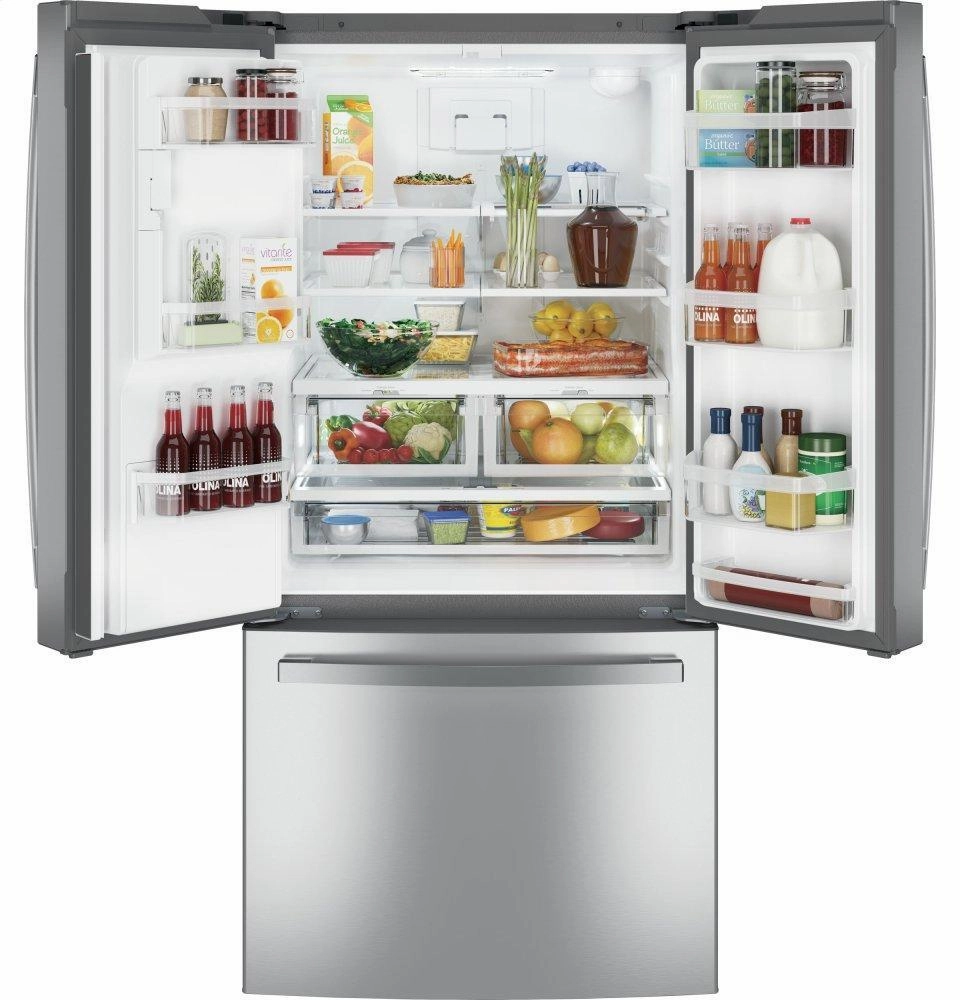 Ge Appliances GFE24JYKFS Ge? Energy Star? 23.6 Cu. Ft. French-Door Refrigerator
