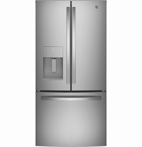 Ge Appliances GFE24JYKFS Ge? Energy Star? 23.6 Cu. Ft. French-Door Refrigerator Freestanding Refrigerators freestanding fridge freezer combo