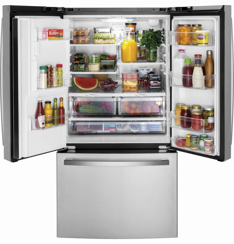 Ge Appliances GFE26JYMFS Ge? Energy Star? 25.6 Cu. Ft. Fingerprint Resistant French-Door Refrigerator