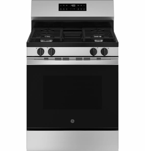 Ge Appliances GGF400PVSS Ge? 30" Free-Standing Gas Range Freestanding Ranges freestanding dual fuel range 30 inch