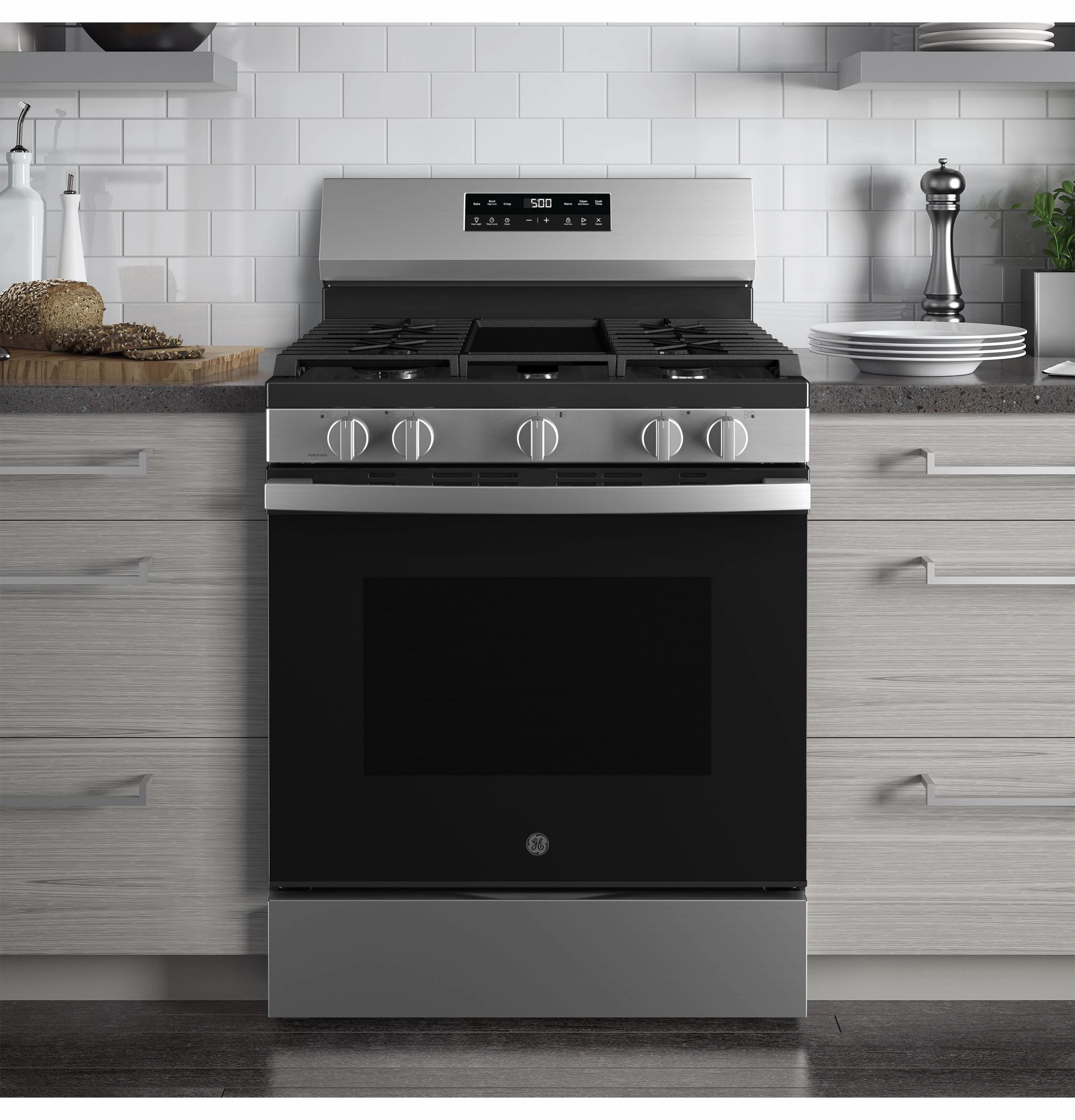 Ge Appliances GGF500PVSS Ge? 30" Free-Standing Gas Range With Crisp Mode