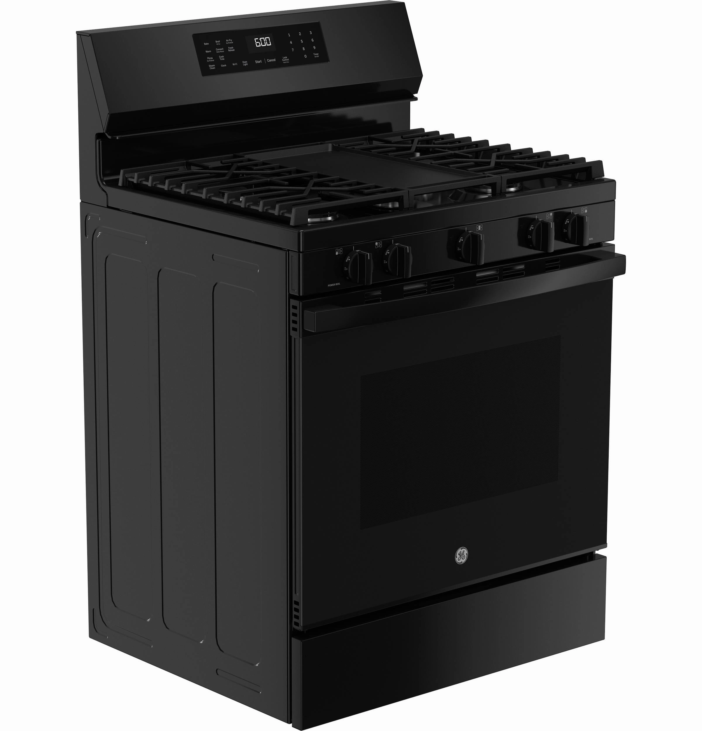 Ge Appliances GGF600AVBB Ge? 30" Free-Standing Gas Convection Range With No Preheat Air Fry And Easywash&#8482; Oven Tray
