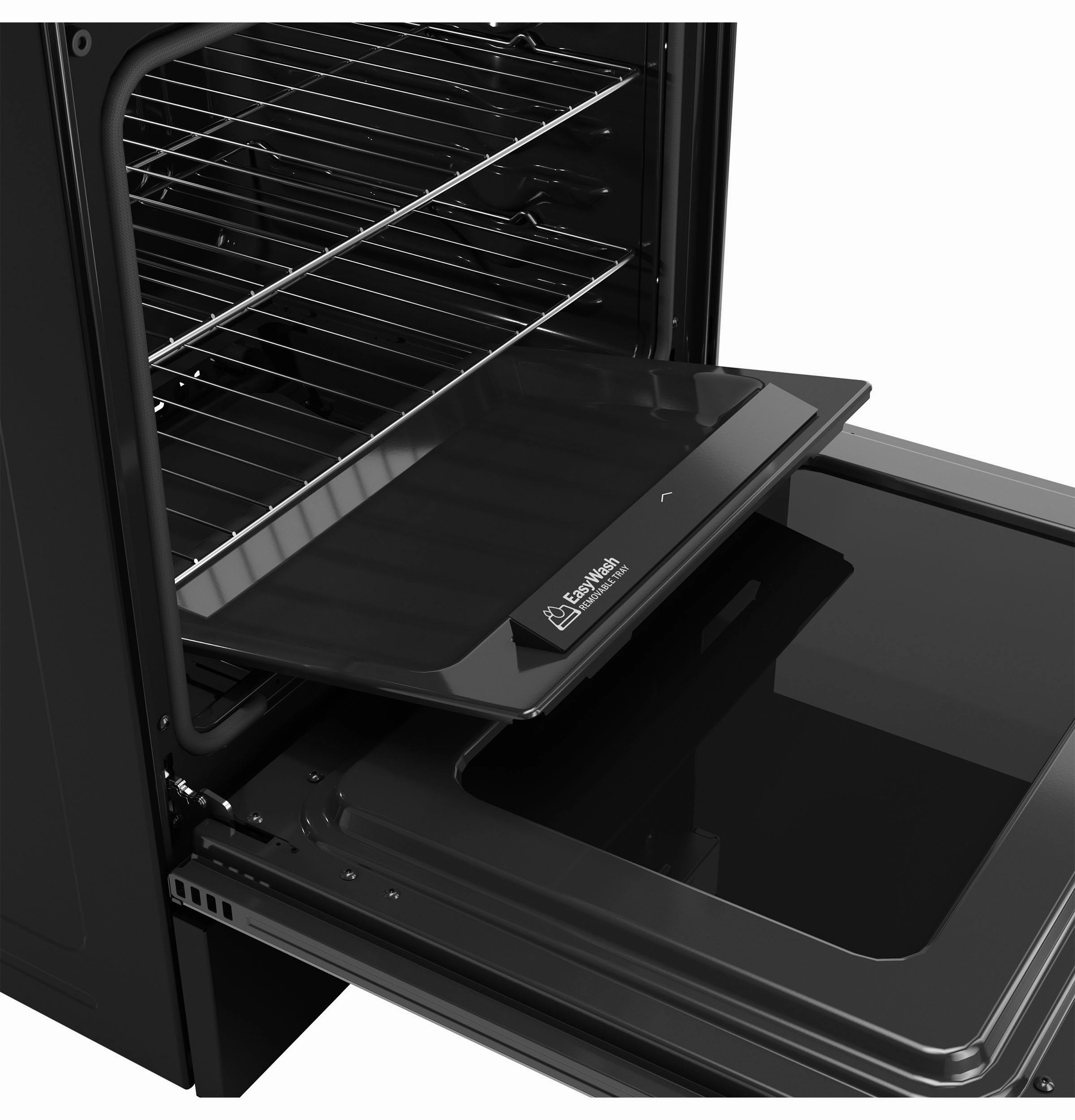 Ge Appliances GGF600AVBB Ge? 30" Free-Standing Gas Convection Range With No Preheat Air Fry And Easywash&#8482; Oven Tray