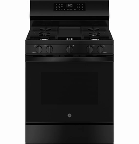 Ge Appliances GGF600AVBB Ge? 30" Free-Standing Gas Convection Range With No Preheat Air Fry And Easywash&#8482; Oven Tray Freestanding Ranges freestanding dual fuel range 30 inch
