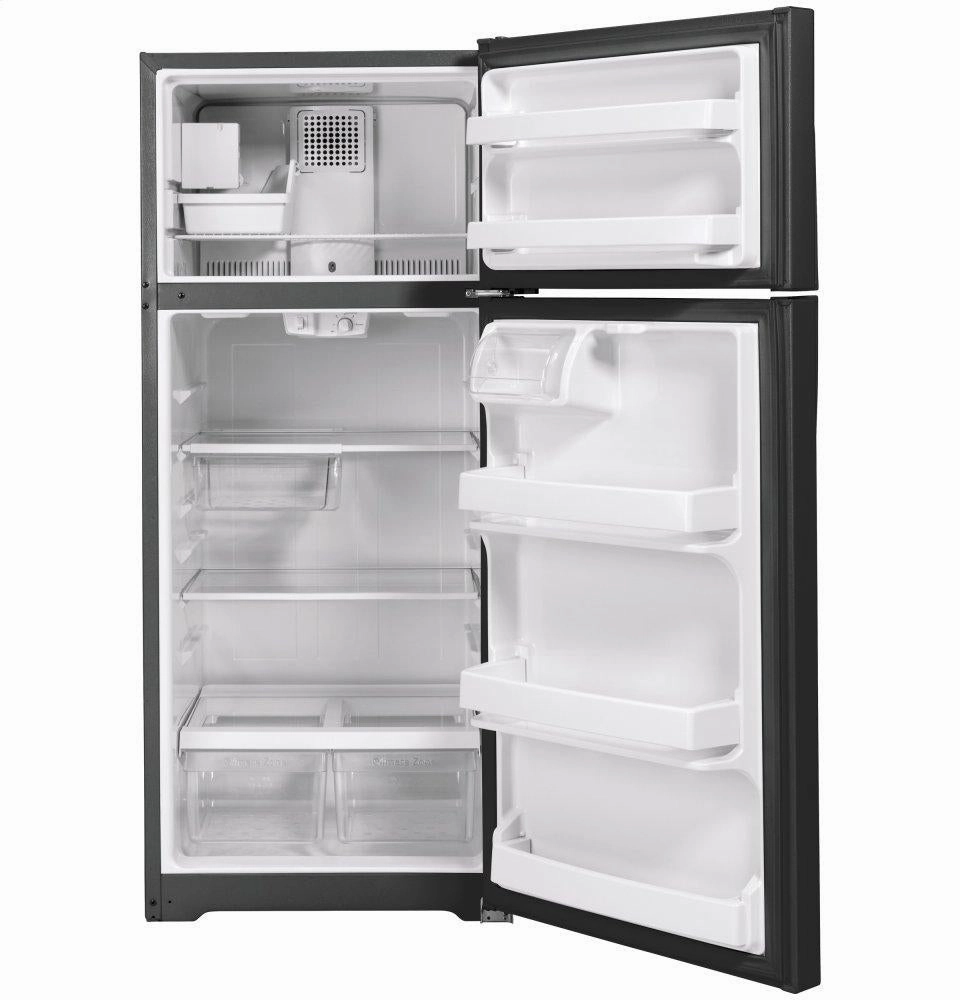 Ge Appliances GIE18GTNRBB Ge? Energy Star? 17.5 Cu. Ft. Top-Freezer Refrigerator