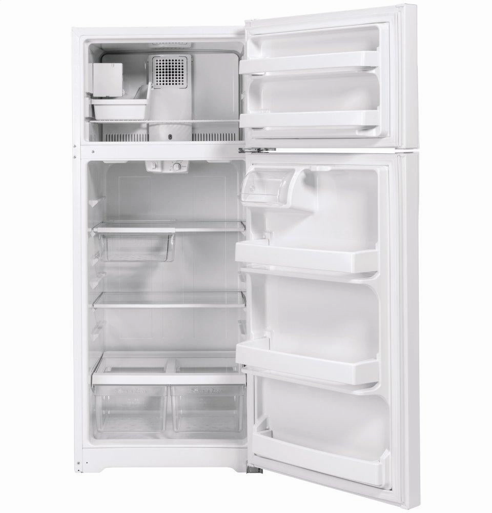Ge Appliances GIE18GTNRWW Ge? Energy Star? 17.5 Cu. Ft. Top-Freezer Refrigerator