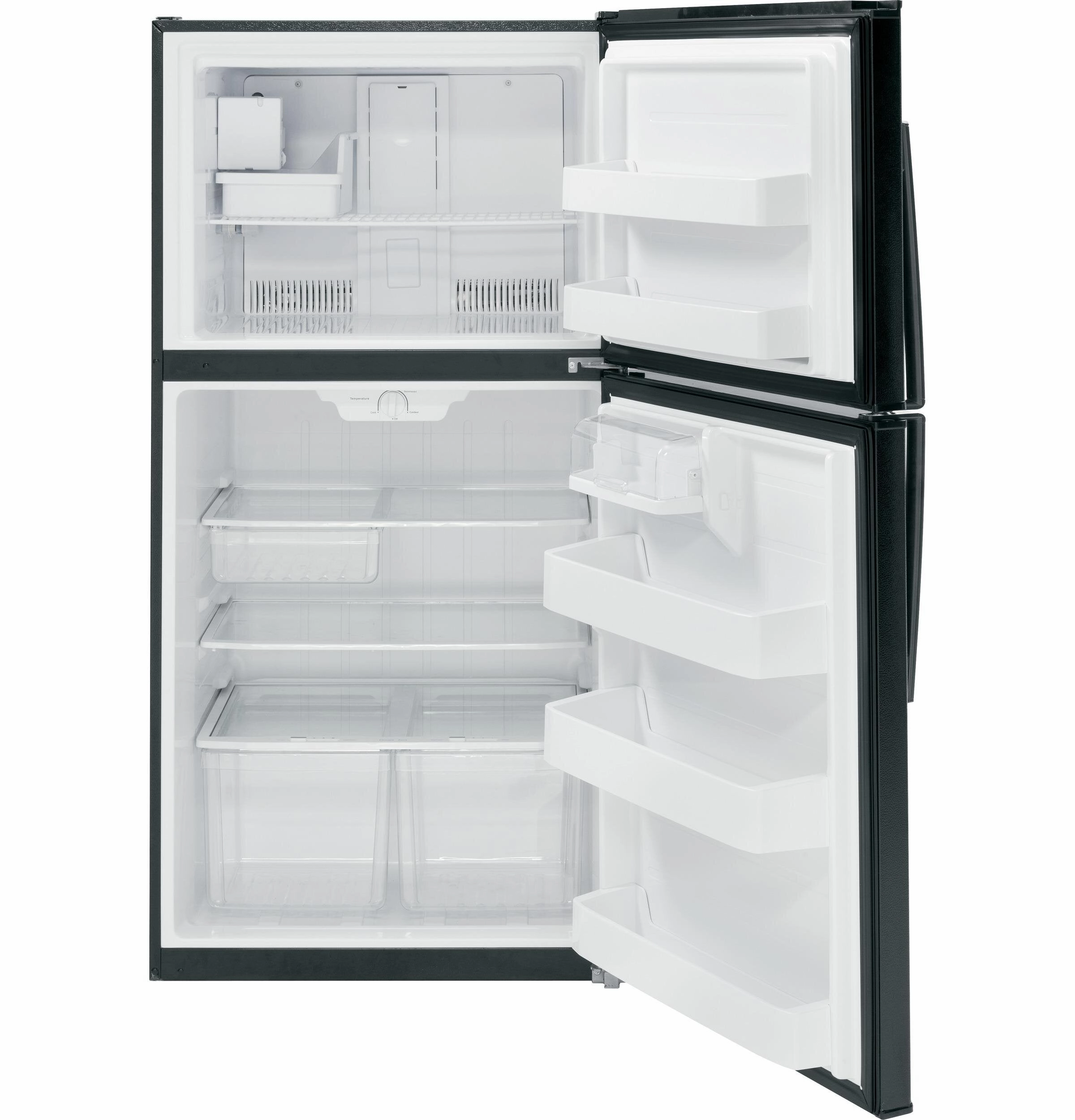 Ge Appliances GIE21GTHBB Ge? Energy Star? 21.1 Cu. Ft. Top-Freezer Refrigerator