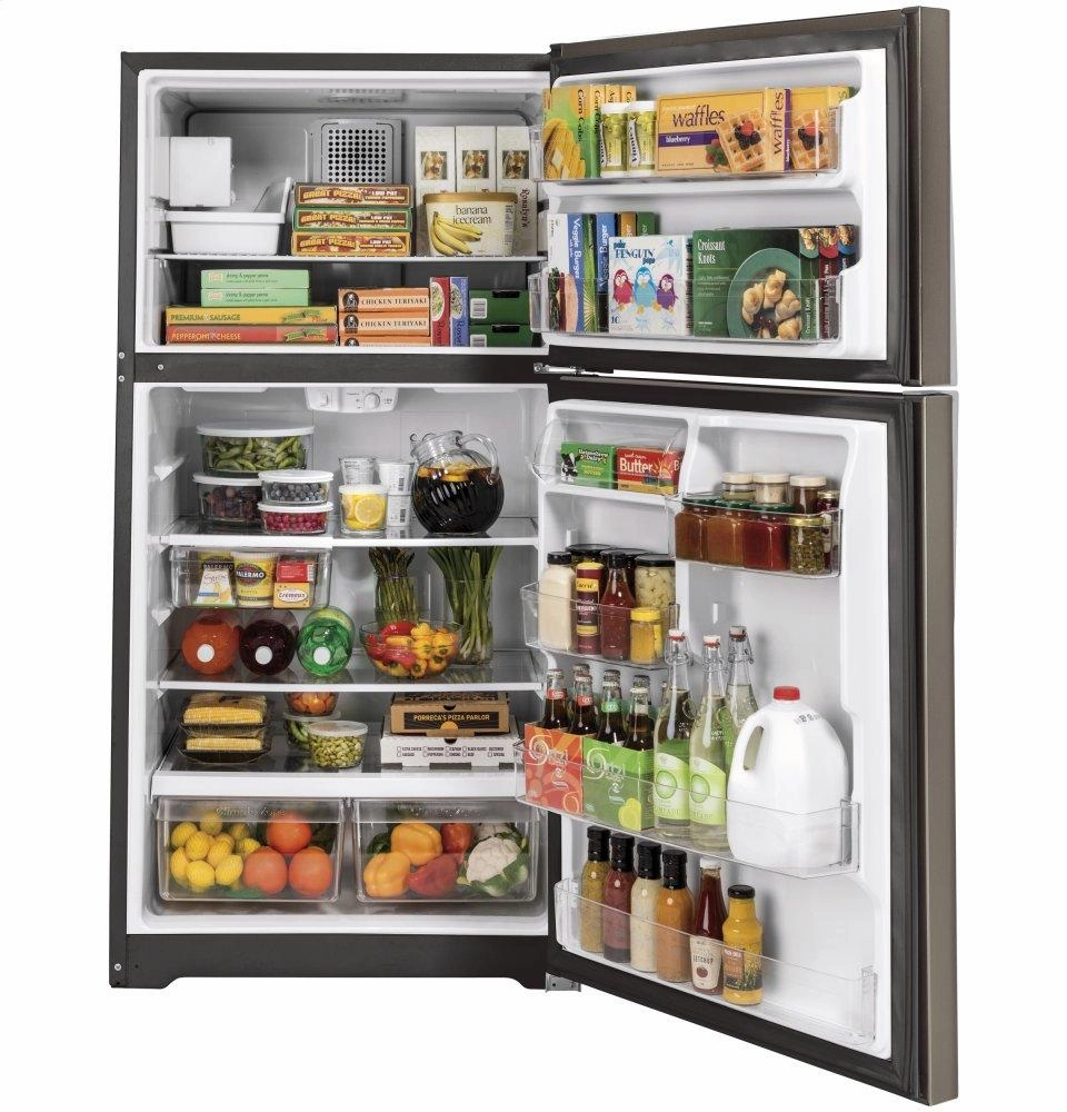 Ge Appliances GIE22JMNRES Ge? Energy Star? 21.9 Cu. Ft. Top-Freezer Refrigerator