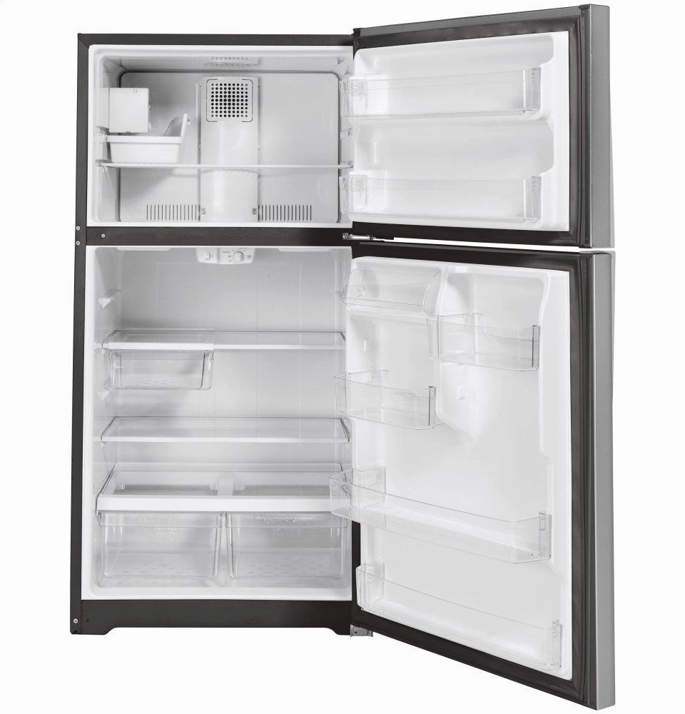 Ge Appliances GIE22JSNRSS Ge? Energy Star? 21.9 Cu. Ft. Top-Freezer Refrigerator