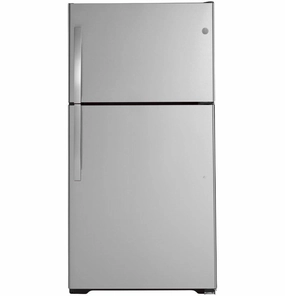 Ge Appliances GIE22JSNRSS Ge? Energy Star? 21.9 Cu. Ft. Top-Freezer Refrigerator Freestanding Refrigerators freestanding fridge freezer combo