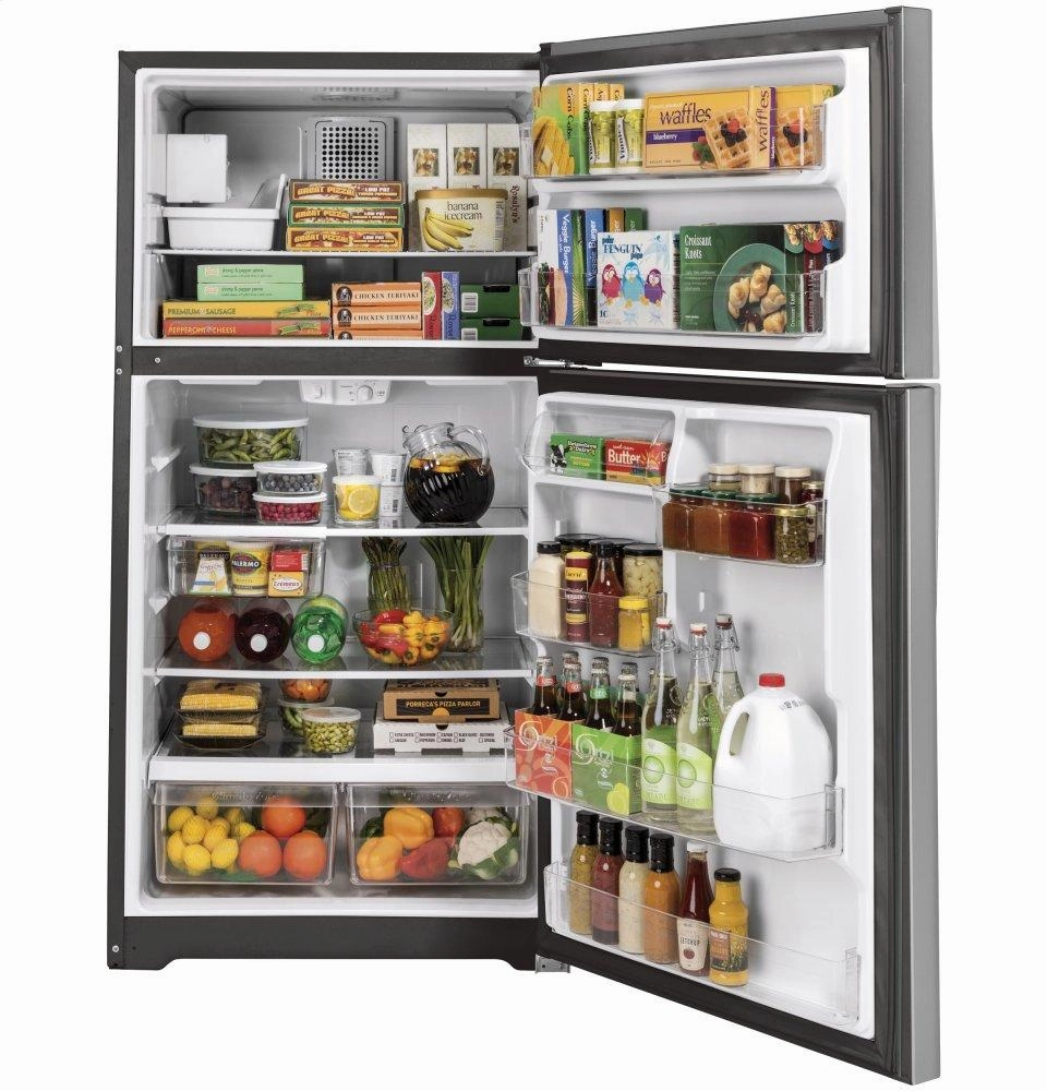 Ge Appliances GIE22JSNRSS Ge? Energy Star? 21.9 Cu. Ft. Top-Freezer Refrigerator