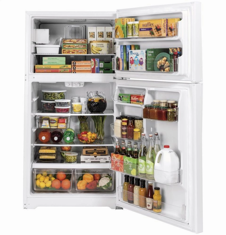 Ge Appliances GIE22JTNRWW Ge? Energy Star? 21.9 Cu. Ft. Top-Freezer Refrigerator