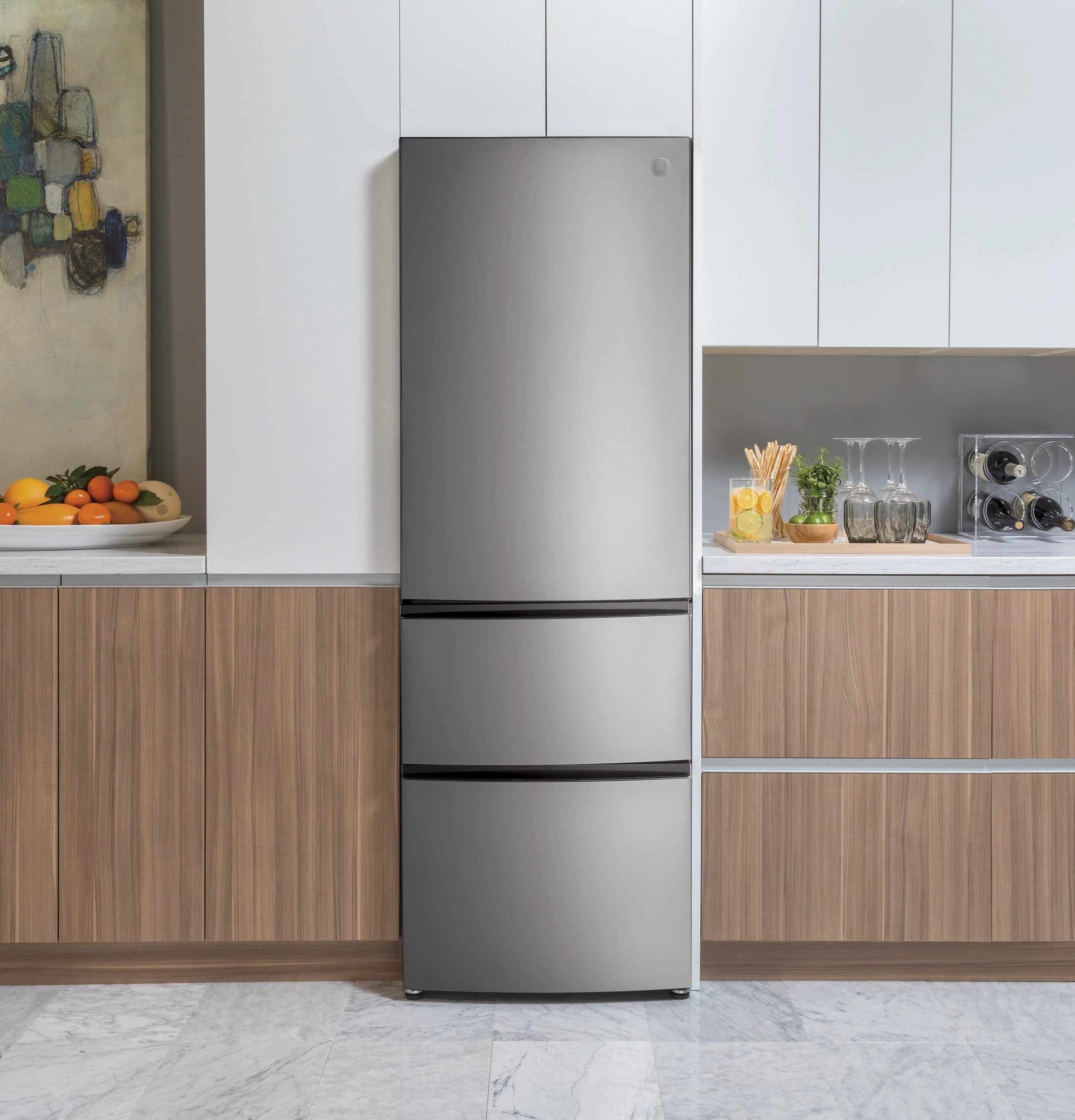 Ge Appliances GLE12HSPSS Ge? 11.9 Cu. Ft. Bottom-Freezer Refrigerator