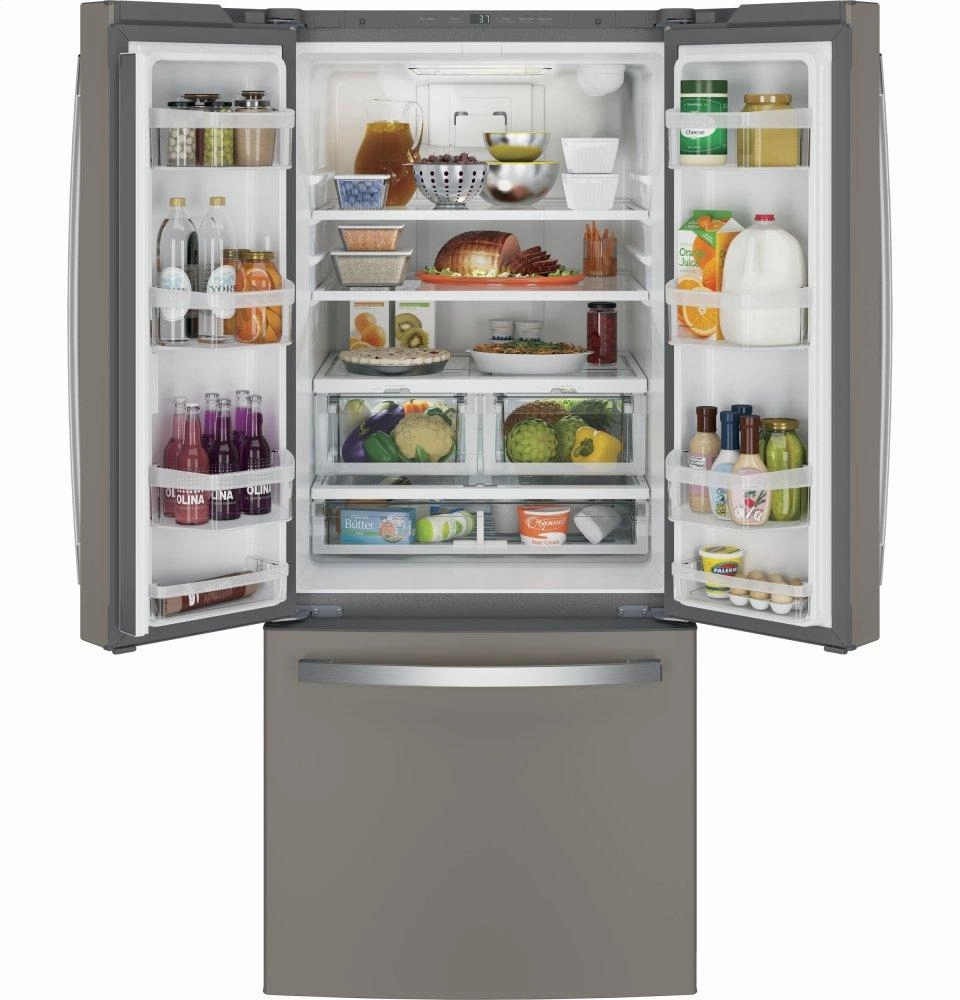 Ge Appliances GNE21FMKES Ge? Energy Star? 20.8 Cu. Ft. French-Door Refrigerator