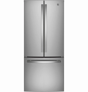 Ge Appliances GNE21FSKSS Ge? Energy Star? 20.8 Cu. Ft. French-Door Refrigerator Freestanding Refrigerators freestanding fridge freezer combo