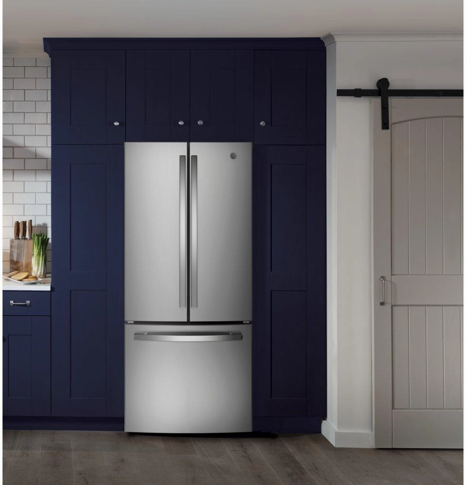 Ge Appliances GNE21FSKSS Ge? Energy Star? 20.8 Cu. Ft. French-Door Refrigerator