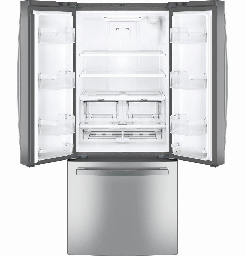 Ge Appliances GNE21FSKSS Ge? Energy Star? 20.8 Cu. Ft. French-Door Refrigerator