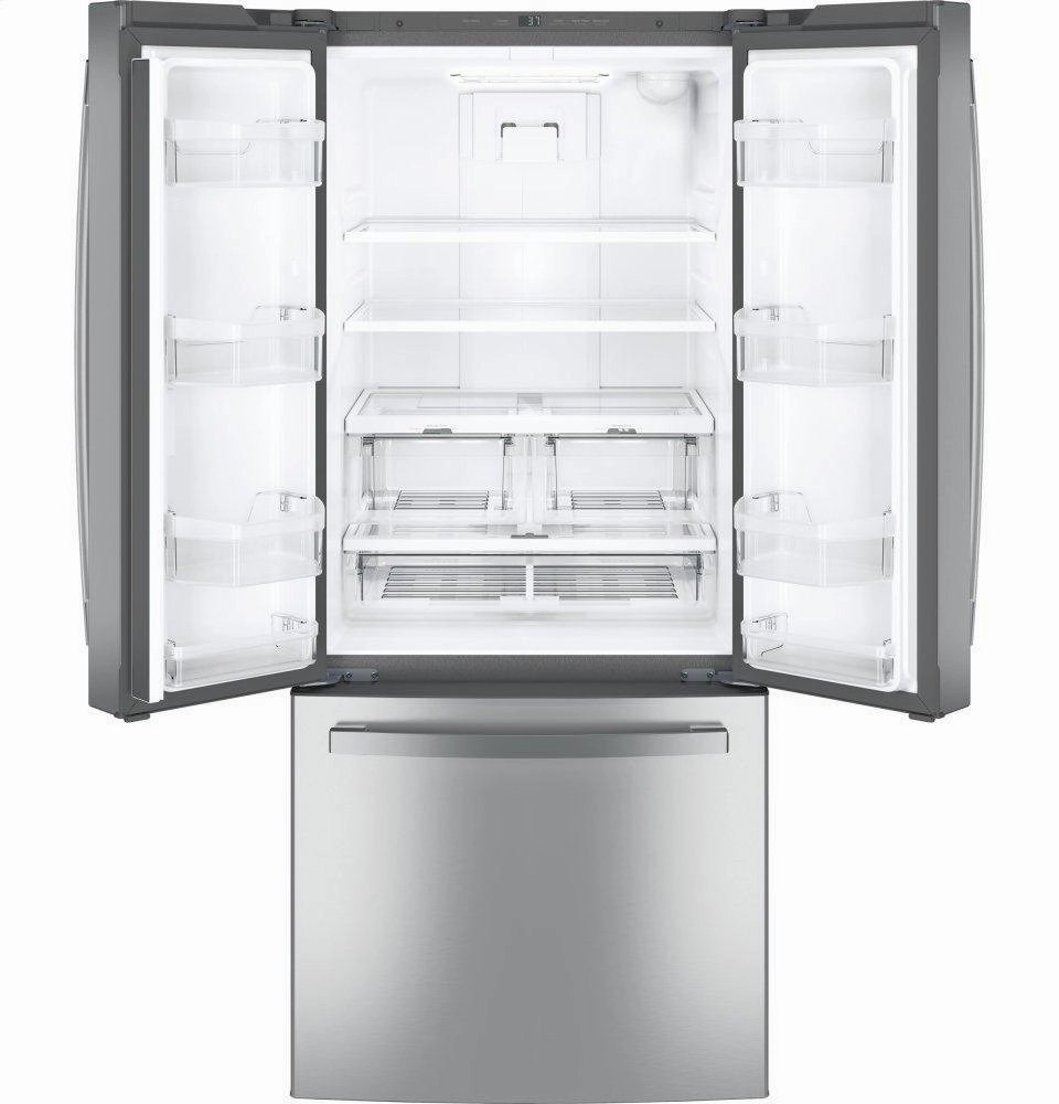 Ge Appliances GNE21FYKFS Ge? Energy Star? 20.8 Cu. Ft. French-Door Refrigerator