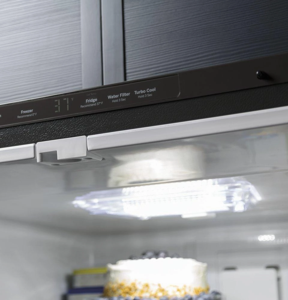 Ge Appliances GNE21FYKFS Ge? Energy Star? 20.8 Cu. Ft. French-Door Refrigerator