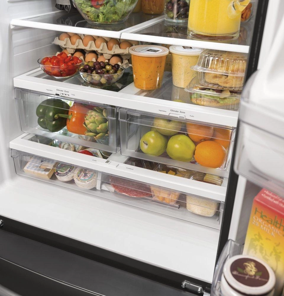 Ge Appliances GNE21FYKFS Ge? Energy Star? 20.8 Cu. Ft. French-Door Refrigerator