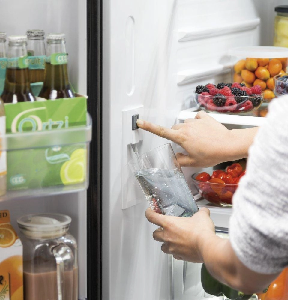Ge Appliances GNE25JGKBB Ge? Energy Star? 24.7 Cu. Ft. French-Door Refrigerator