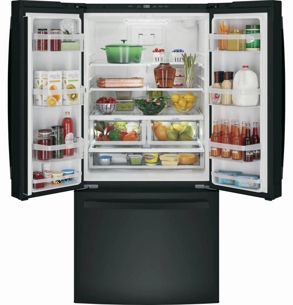 Ge Appliances GNE25JGKBB Ge? Energy Star? 24.7 Cu. Ft. French-Door Refrigerator