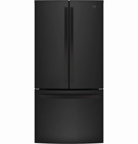 Ge Appliances GNE25JGKBB Ge? Energy Star? 24.7 Cu. Ft. French-Door Refrigerator Freestanding Refrigerators freestanding fridge freezer combo