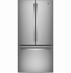 Ge Appliances GNE25JYKFS Ge? Energy Star? 24.7 Cu. Ft. French-Door Refrigerator Freestanding Refrigerators freestanding fridge freezer combo