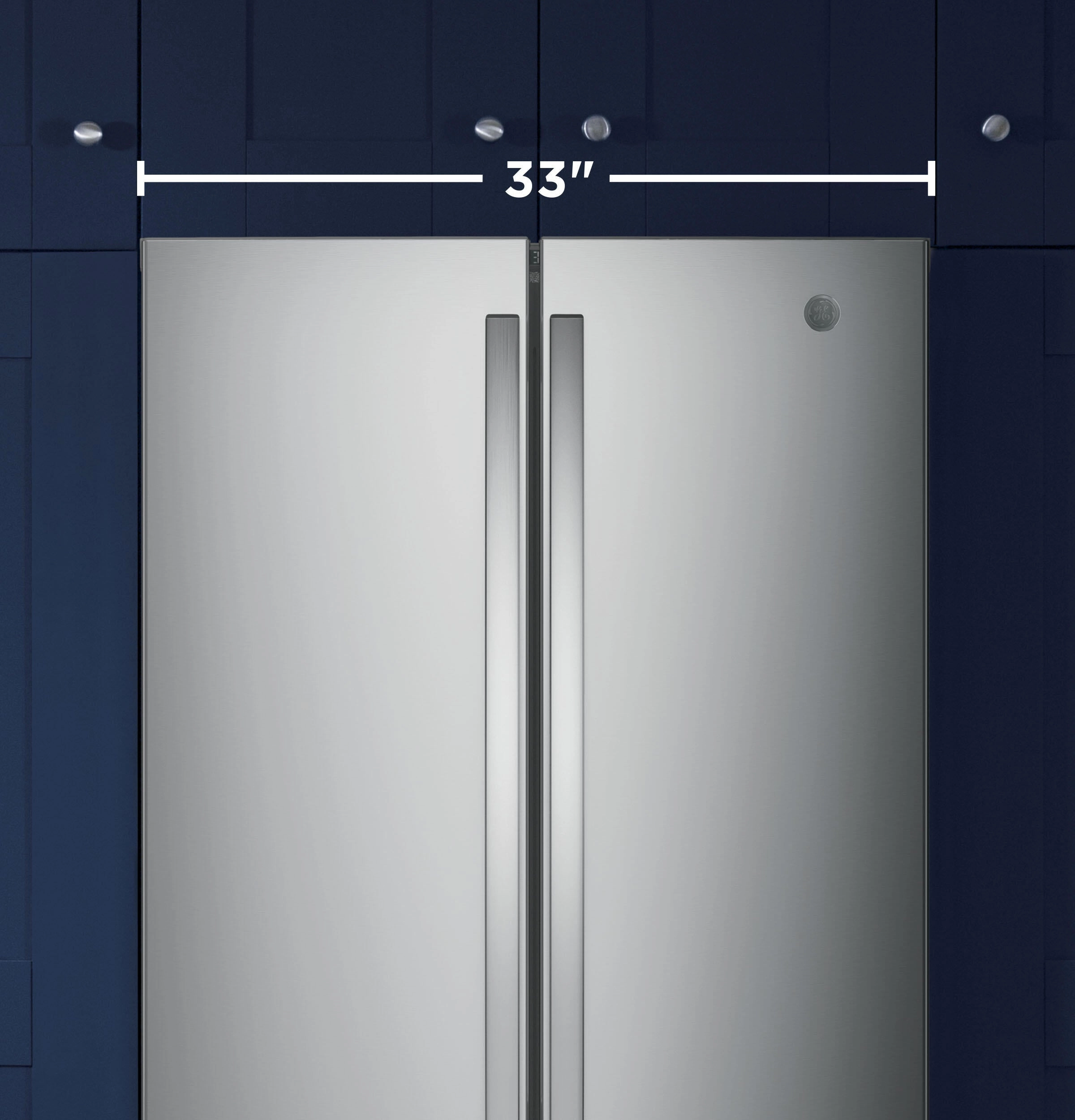 Ge Appliances GNE25JYKFS Ge? Energy Star? 24.7 Cu. Ft. French-Door Refrigerator