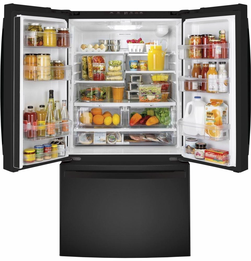 Ge Appliances GNE27JGMBB Ge? Energy Star? 27.0 Cu. Ft. French-Door Refrigerator