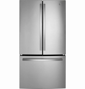 Ge Appliances GNE27JYMFS Ge? Energy Star? 27.0 Cu. Ft. Fingerprint Resistant French-Door Refrigerator Freestanding Refrigerators freestanding fridge freezer combo