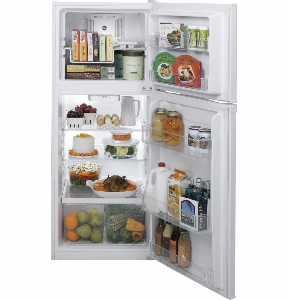 Ge Appliances GPE12FGKWW Ge? Energy Star? 11.6 Cu. Ft. Top-Freezer Refrigerator
