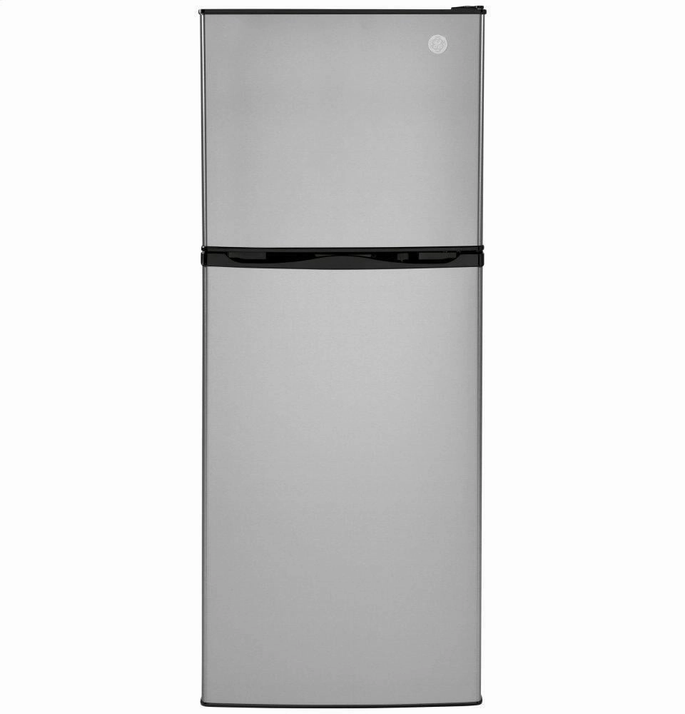 Ge Appliances GPV10FSNSB Ge? 9.8 Cu. Ft. 12 Volt Dc Power Top-Freezer Refrigerator Freestanding Refrigerators freestanding fridge freezer combo