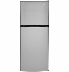 Ge Appliances GPV10FSNSB Ge? 9.8 Cu. Ft. 12 Volt Dc Power Top-Freezer Refrigerator Freestanding Refrigerators freestanding fridge freezer combo