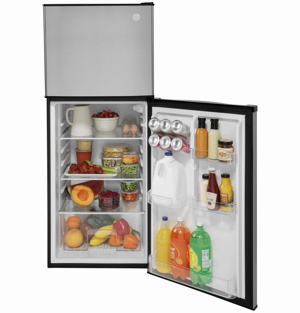 Ge Appliances GPV10FSNSB Ge? 9.8 Cu. Ft. 12 Volt Dc Power Top-Freezer Refrigerator
