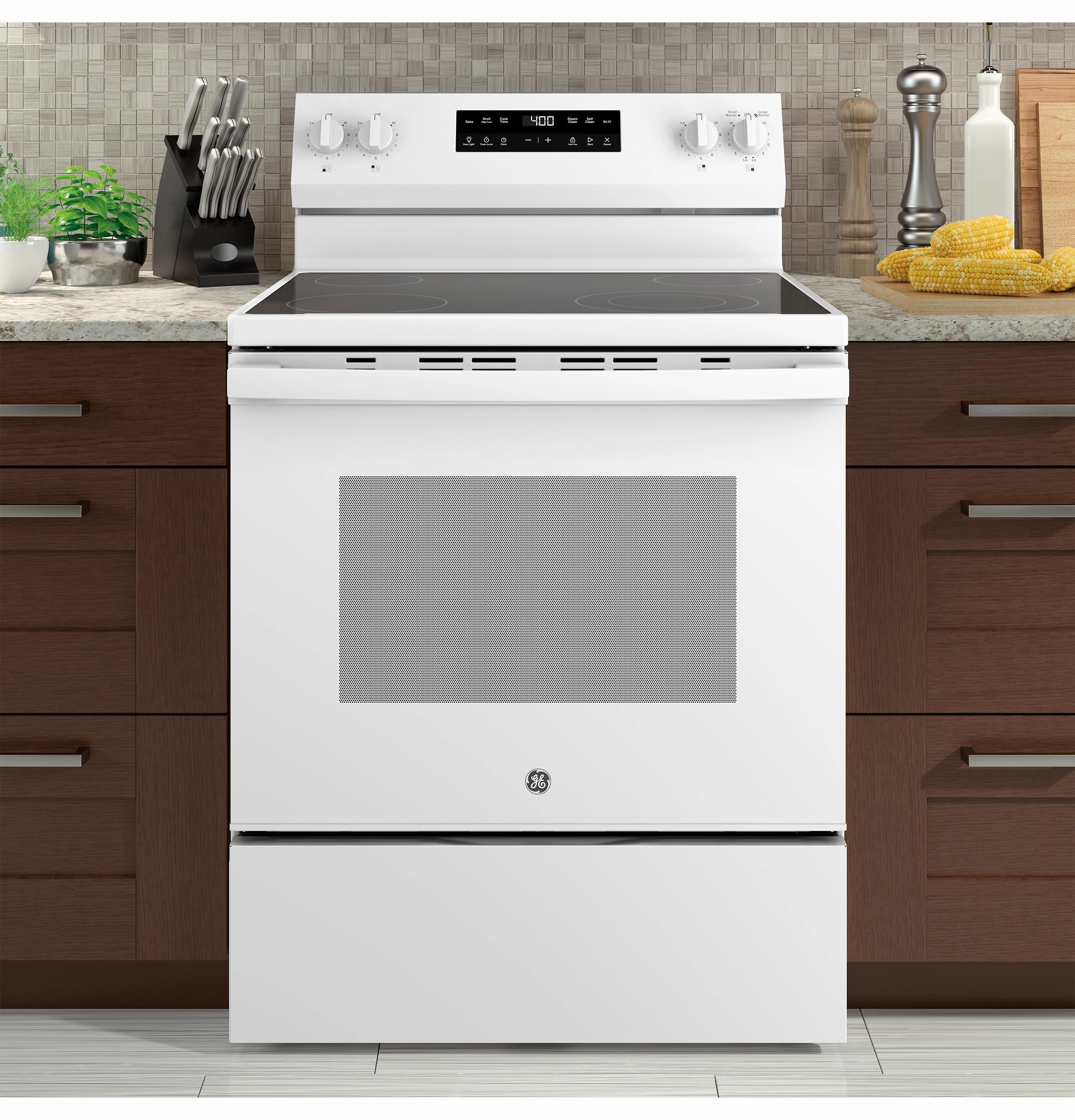 Ge Appliances GRF400PVWW Ge? 30" Free-Standing Electric Range