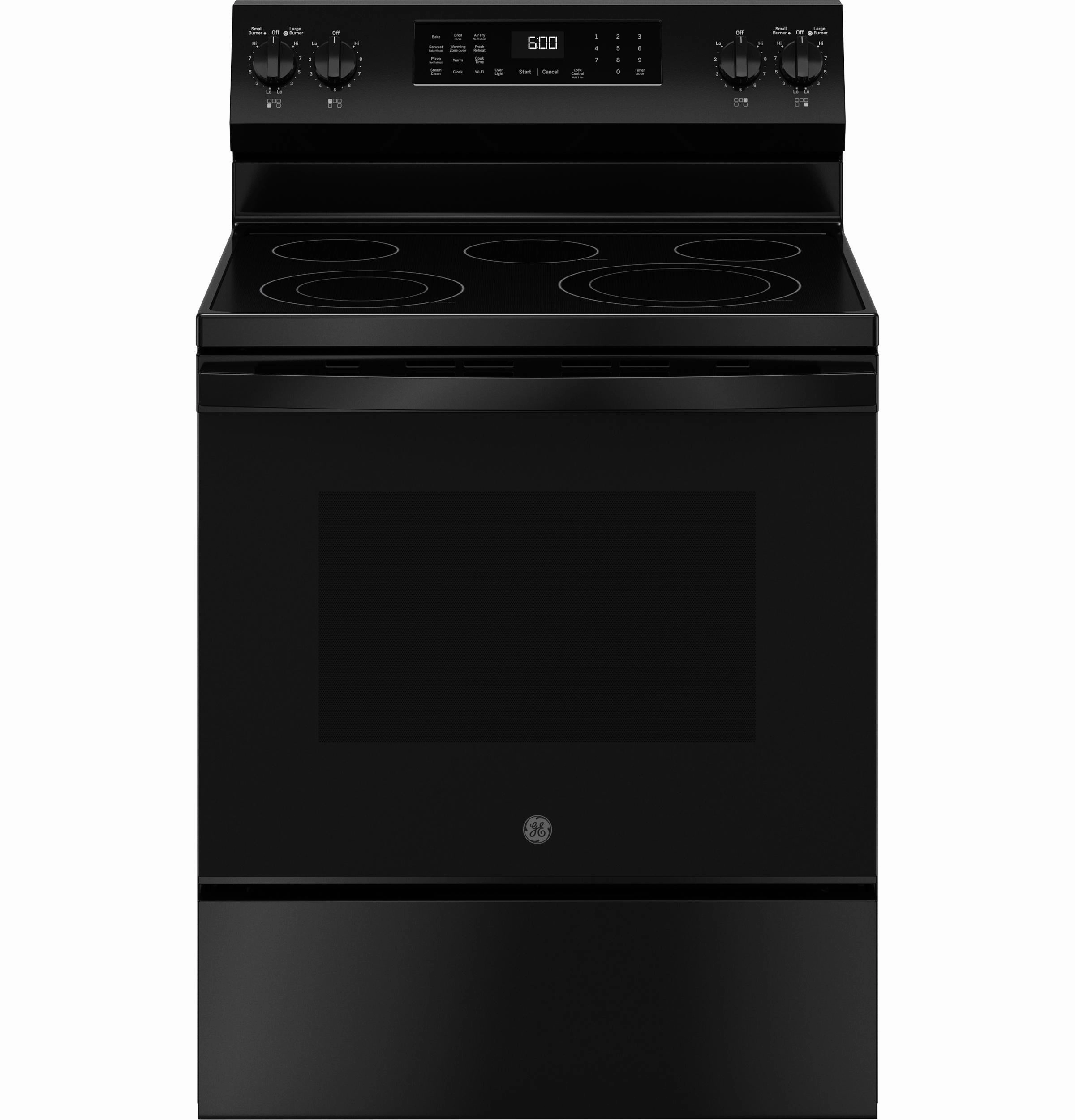 Ge Appliances GRF600AVBB Ge? 30" Free-Standing Electric Convection Range With No Preheat Air Fry And Easywash&#8482; Oven Tray Freestanding Ranges freestanding dual fuel range 30 inch