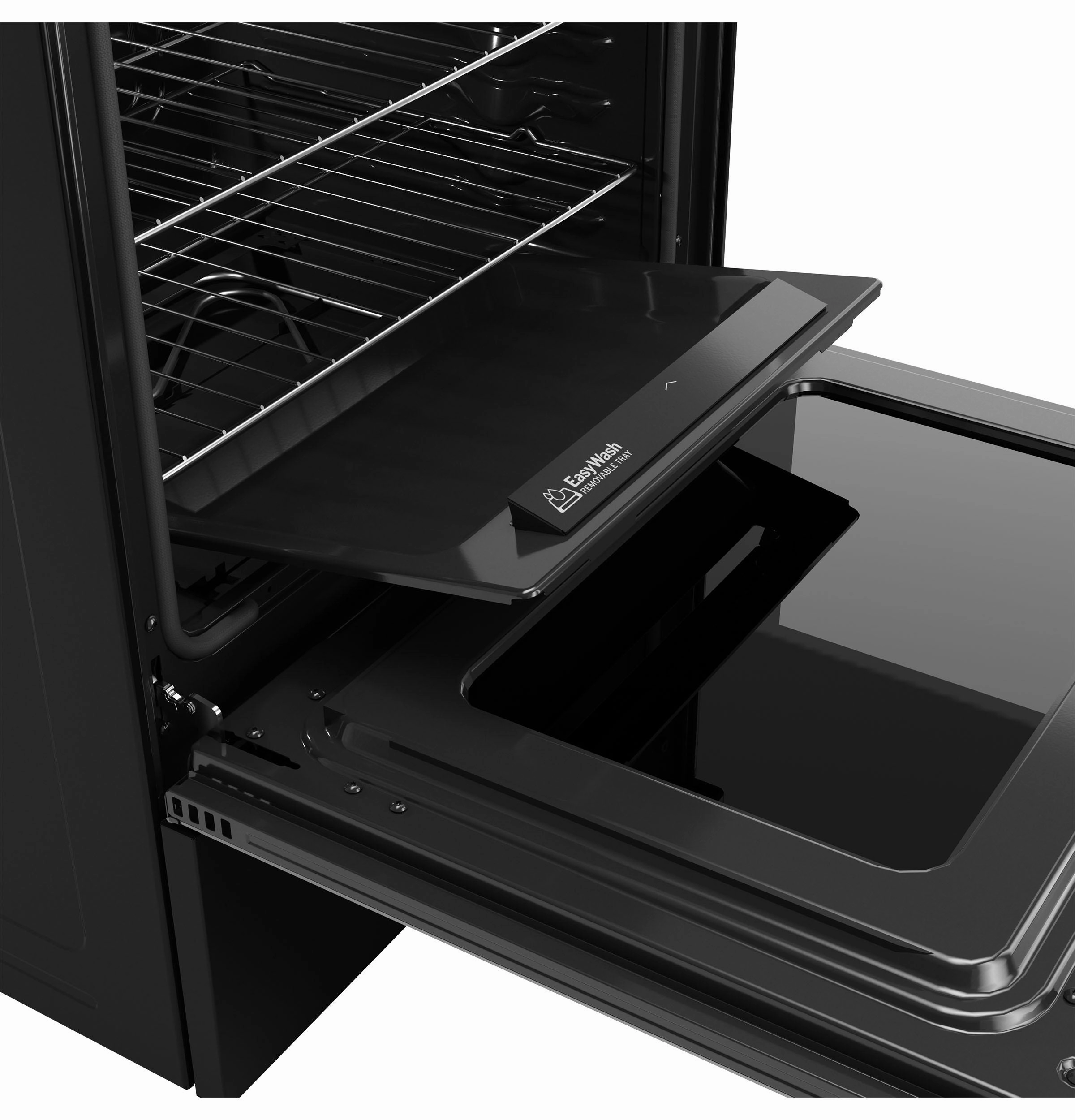 Ge Appliances GRF600AVBB Ge? 30" Free-Standing Electric Convection Range With No Preheat Air Fry And Easywash&#8482; Oven Tray
